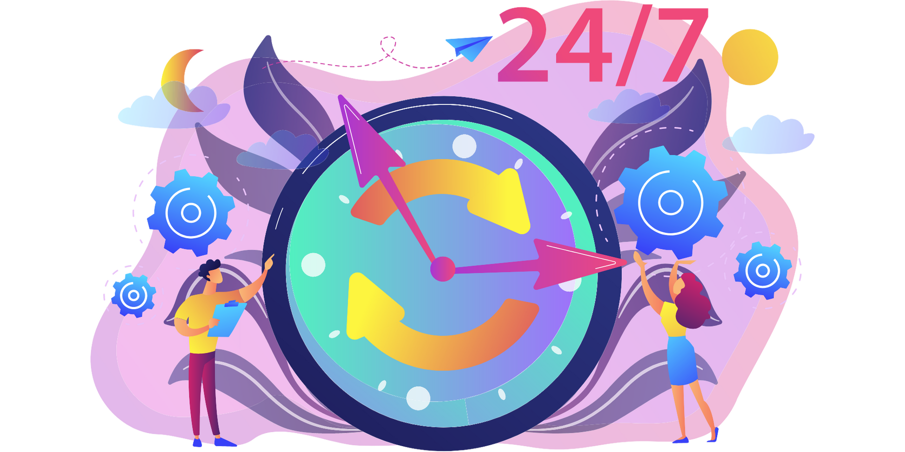 24/7 Website support