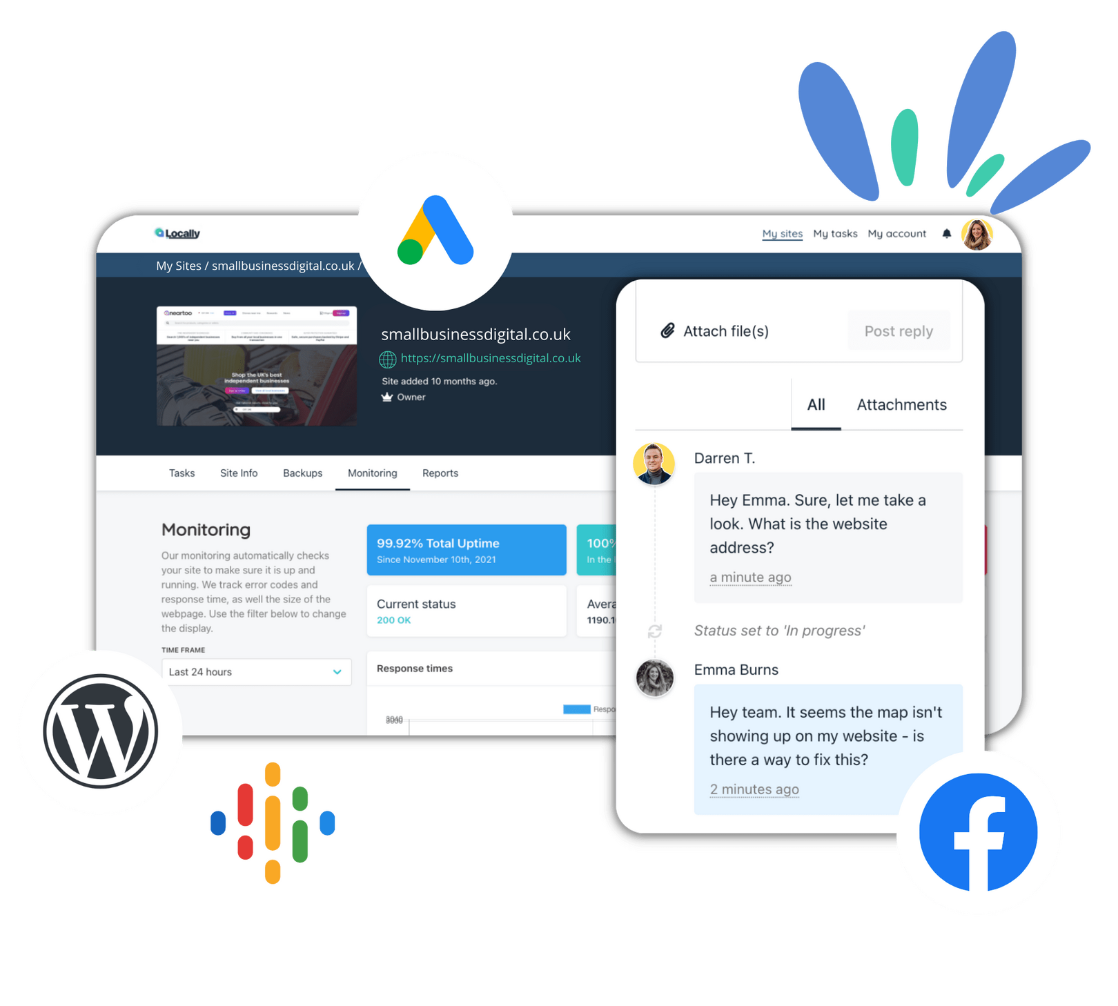 Wordpress Support and Hosting by Locally UK
